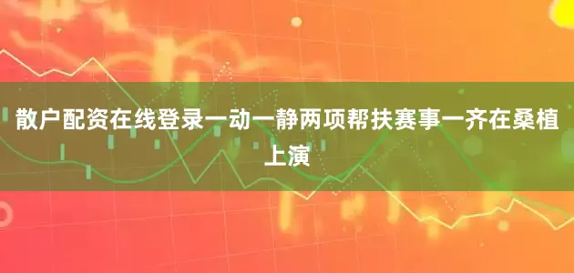 散户配资在线登录一动一静两项帮扶赛事一齐在桑植上演